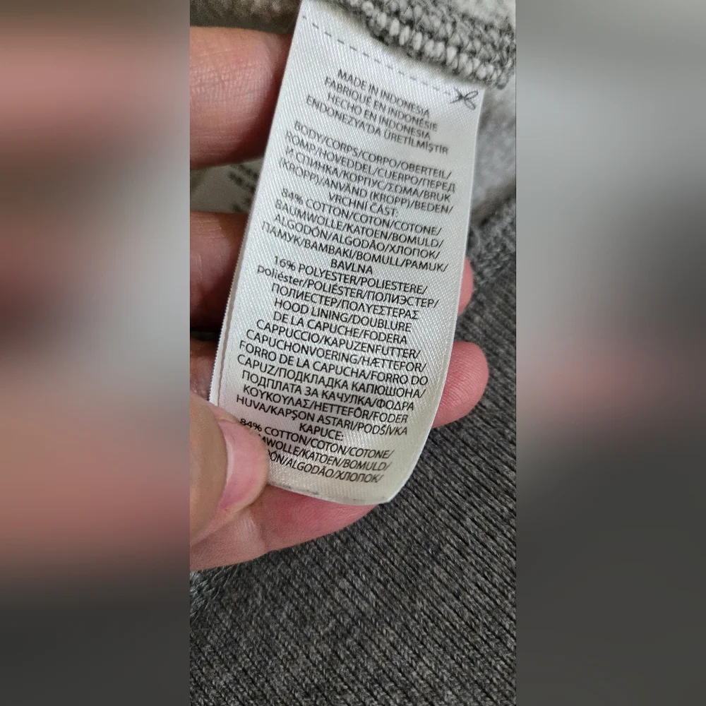 Polo Ralph Lauren Heather Gray Zip Up Sweatshirt Hoodie Size XL - Picture 9 of 11